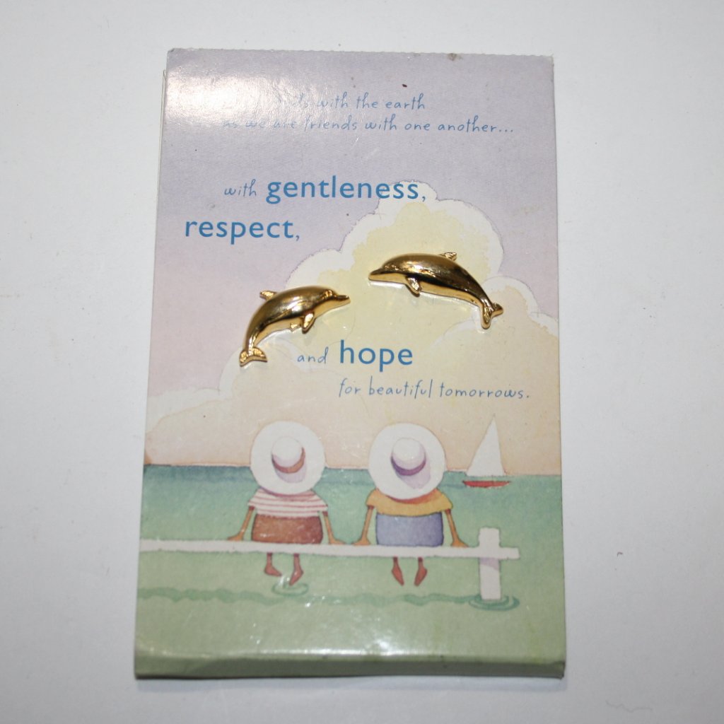 Beautiful Set Of Two In Package Hallmark Dolphin Pins 10$
